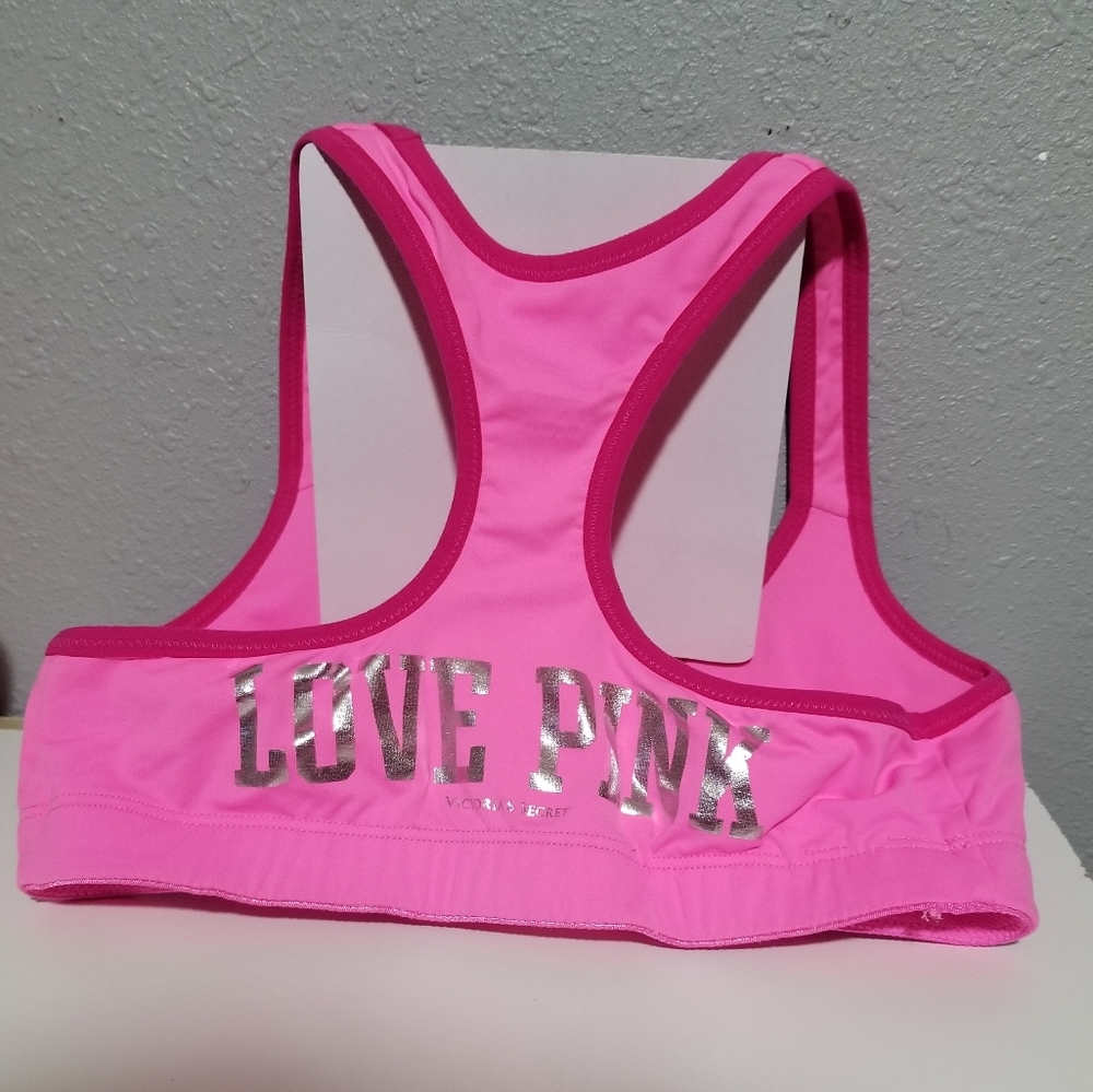 Pink victoria's Secret Bra sports PINK YOGA XS Top